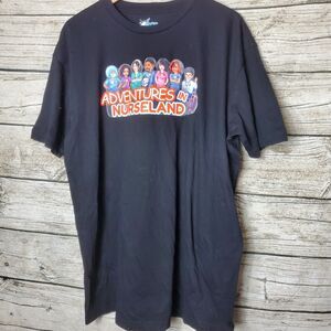 PSG APPAREL Adventures In Nurseland Black T Shirt Size XL